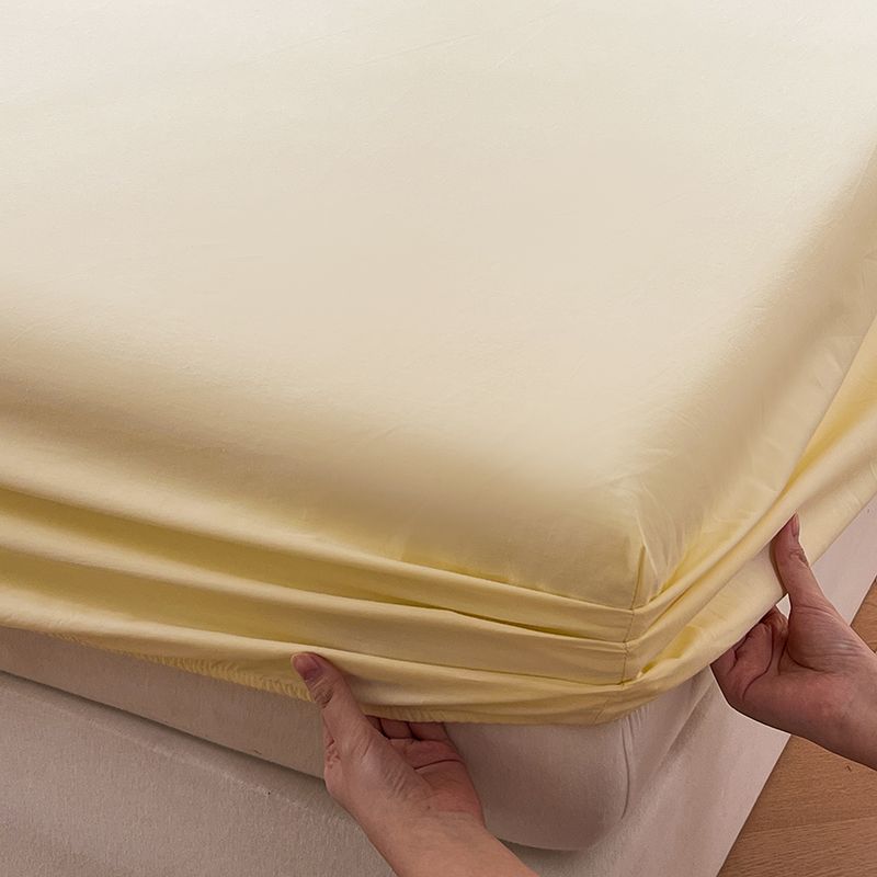 床笠单件水洗棉单床罩防尘罩席梦思保护套全包防滑宿舍被单三件套