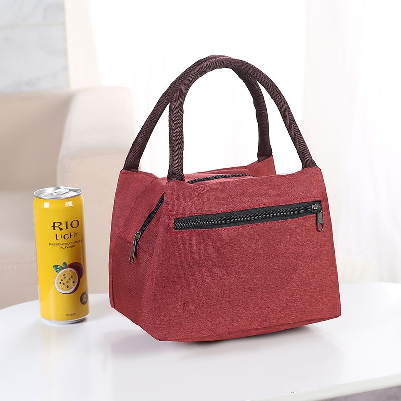 Handbag, fashionable waterproof thickened small cloth bag, lunch box bag, lunch bag, canvas hand bag, cosmetic bag, mini bag