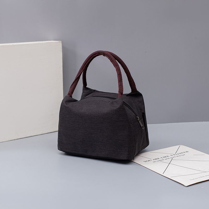 Handbag, fashionable waterproof thickened small cloth bag, lunch box bag, lunch bag, canvas hand bag, cosmetic bag, mini bag