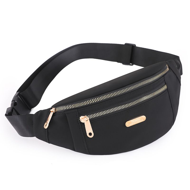 Waterproof and wear-resistant mobile phone waist bag for women  new running fashion versatile chest bag for work, business and wallet collection for men