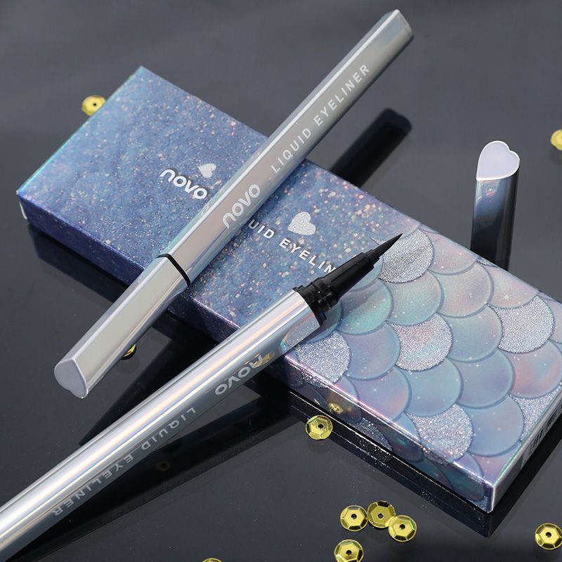 NOVO美人魚眼線液筆軟頭不暈染防水防汗初學者束干級細眼線筆正品