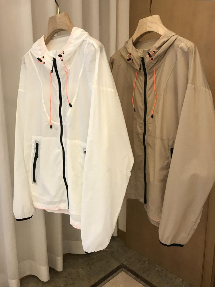 連帽防曬服男士夏季薄款設計感小眾外套休閒百搭寬鬆青少年防曬衣