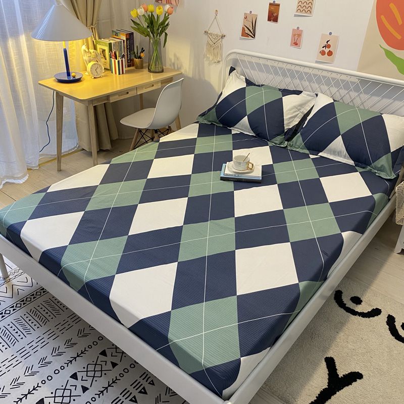 床笠单件纯棉卡通全棉床单防滑1.2m1.5米1.8席梦思床垫保护套床罩