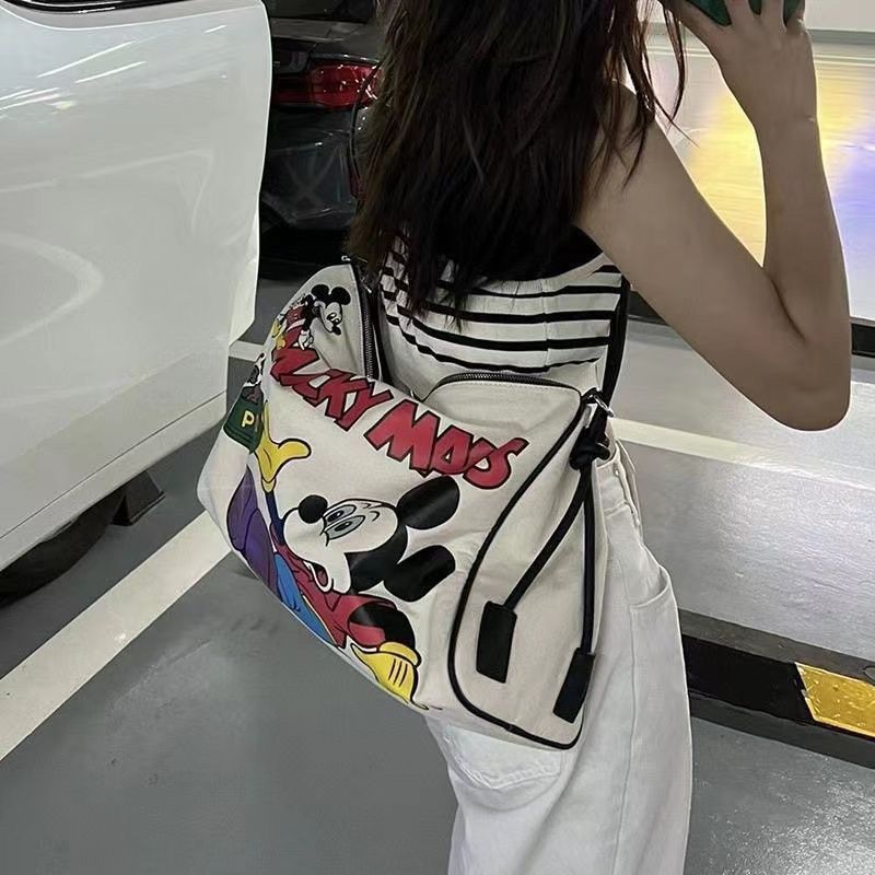 2023 New Women's Bag Large Bag Original Crossbody Bag Canvas Tote Bag Travel Bag Women's Large Capacity Bag Short Term