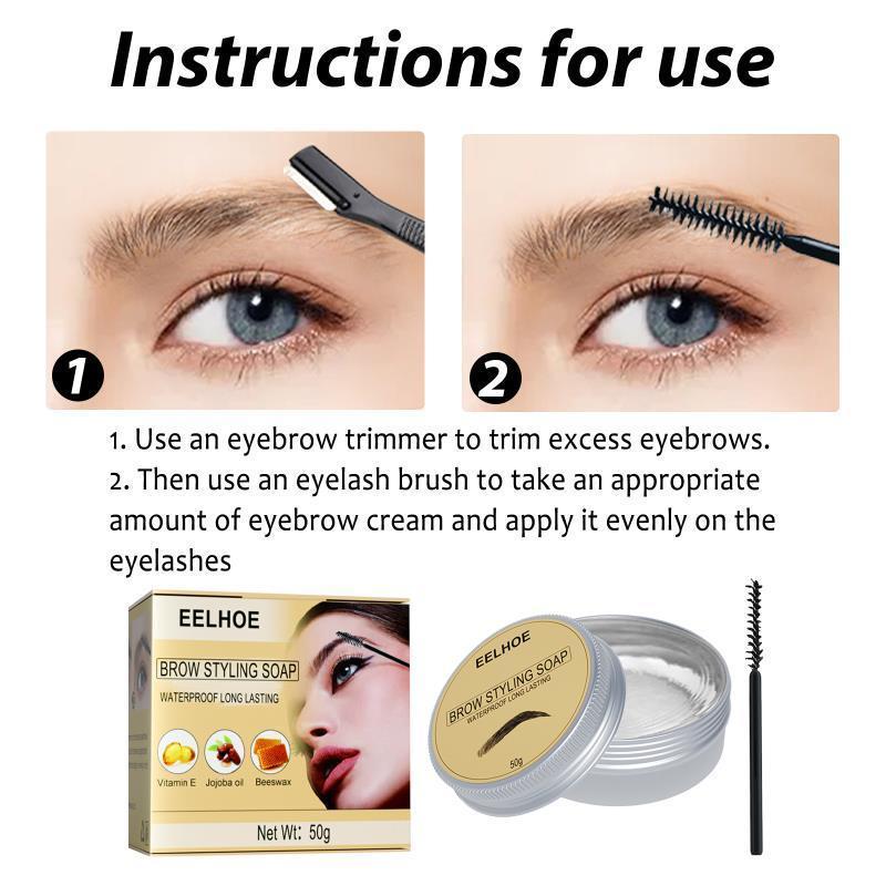 Eyebrow styling three-dimensional eyebrow shaping cream, colorless, transparent, refreshing, and long-lasting 2024_voghion.com