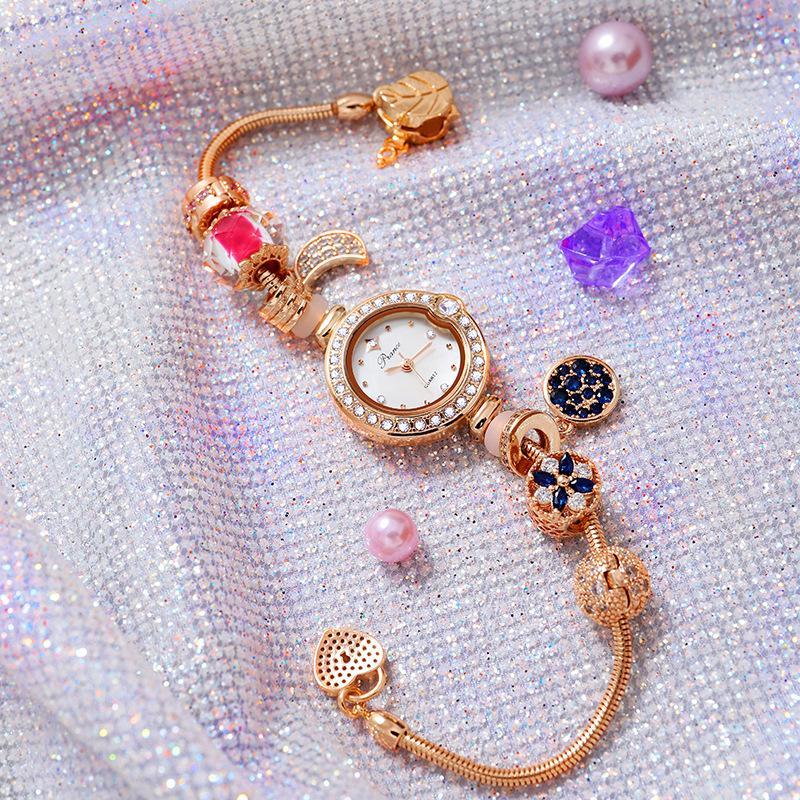 French niche luxury bracelet style watch Pan family style mini dial circular women's fashion_voghion.com