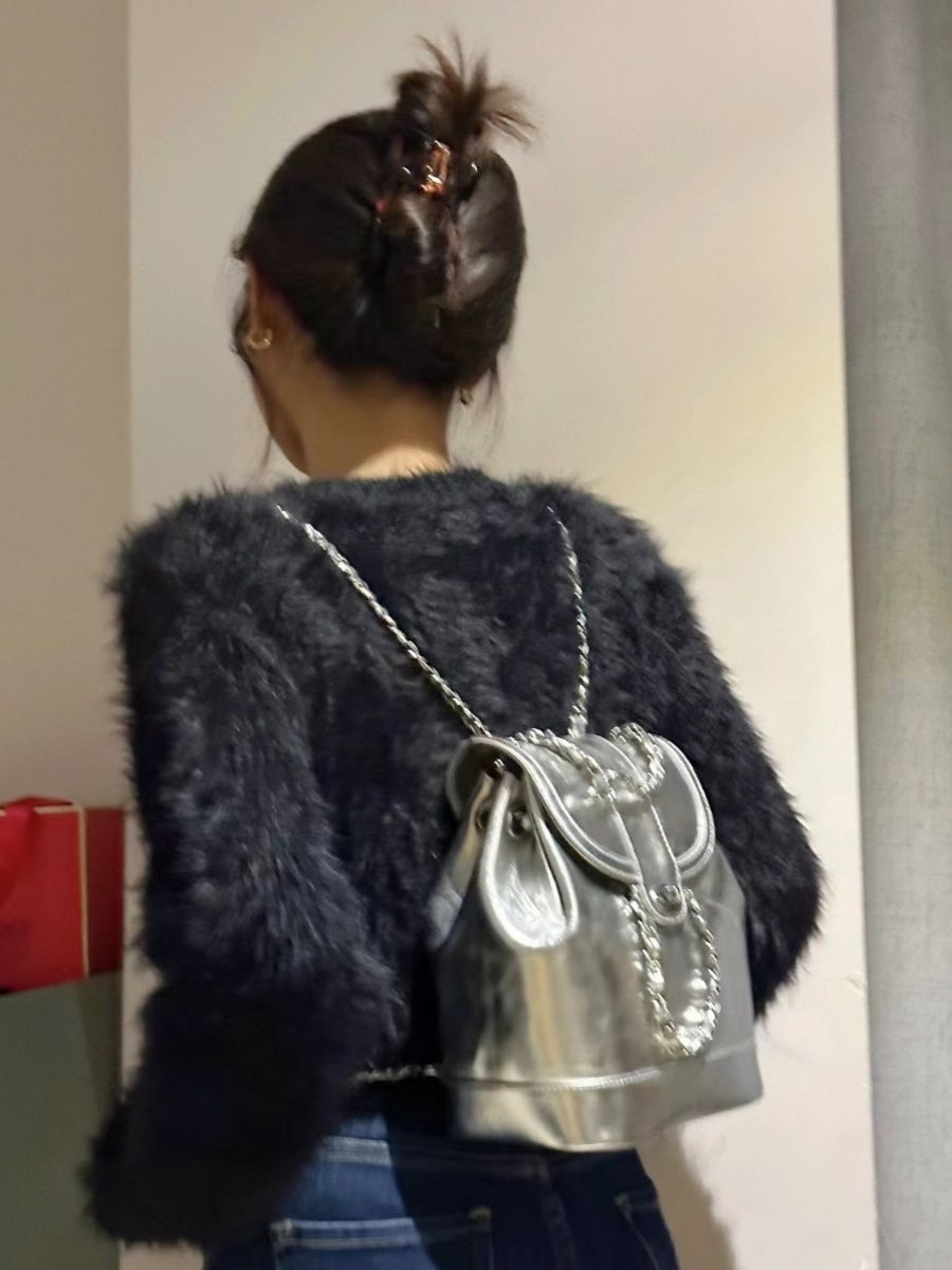 Korean style niche style mini small fragrant style chain backpack women's American style ins outdoor waterproof backpack shoulder bag