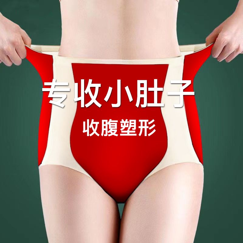 Arctic Velvet Stretch Suspension Pants High Waist Sexy Seamless Waist Underpants Women's Thin Belly Controlling Waist Shaping Pants