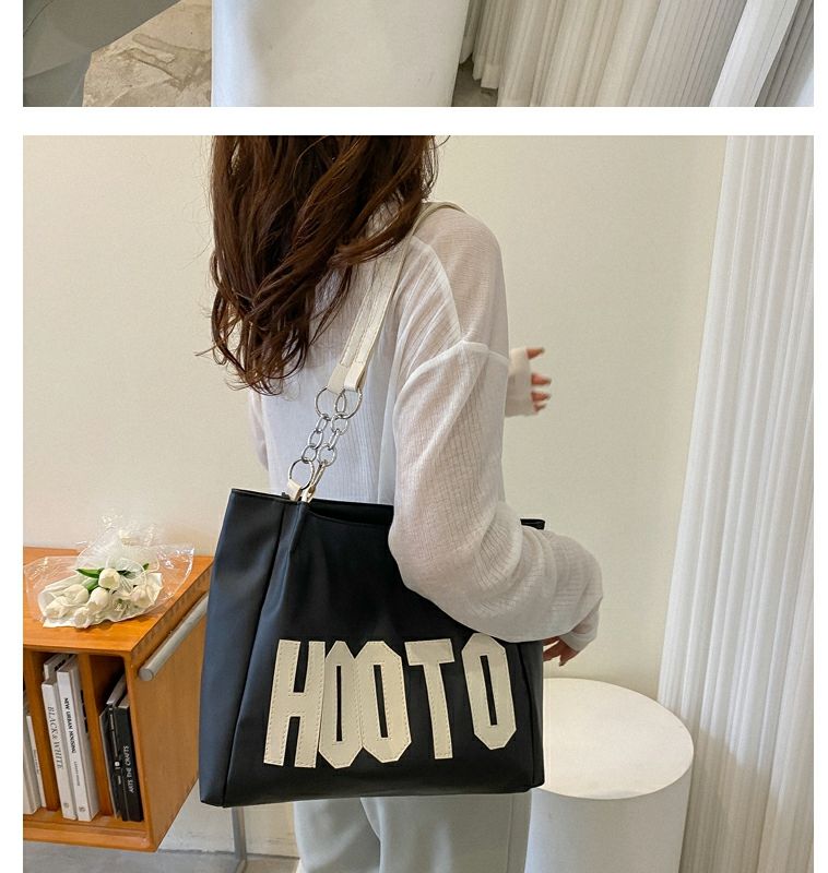 Borsa tote estiva da donna con tracolla singola, grande capacità, alla moda, con texture, 2022, nuova e alla moda, per pendolari e studenti_voghion.com