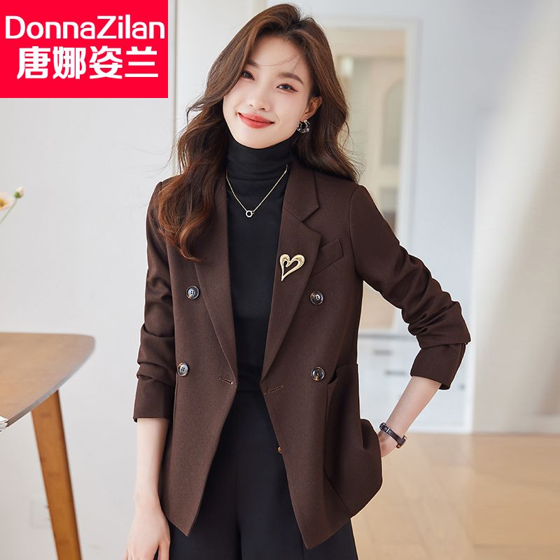休閒小西裝外套女2023春秋季新款韓版時尚寬鬆百搭小個子西服上衣