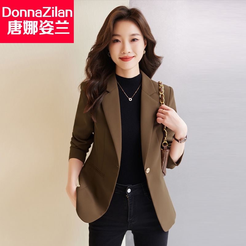 休閒西裝外套女2023秋季新款收腰顯瘦今年流行氣質小個子西服上衣