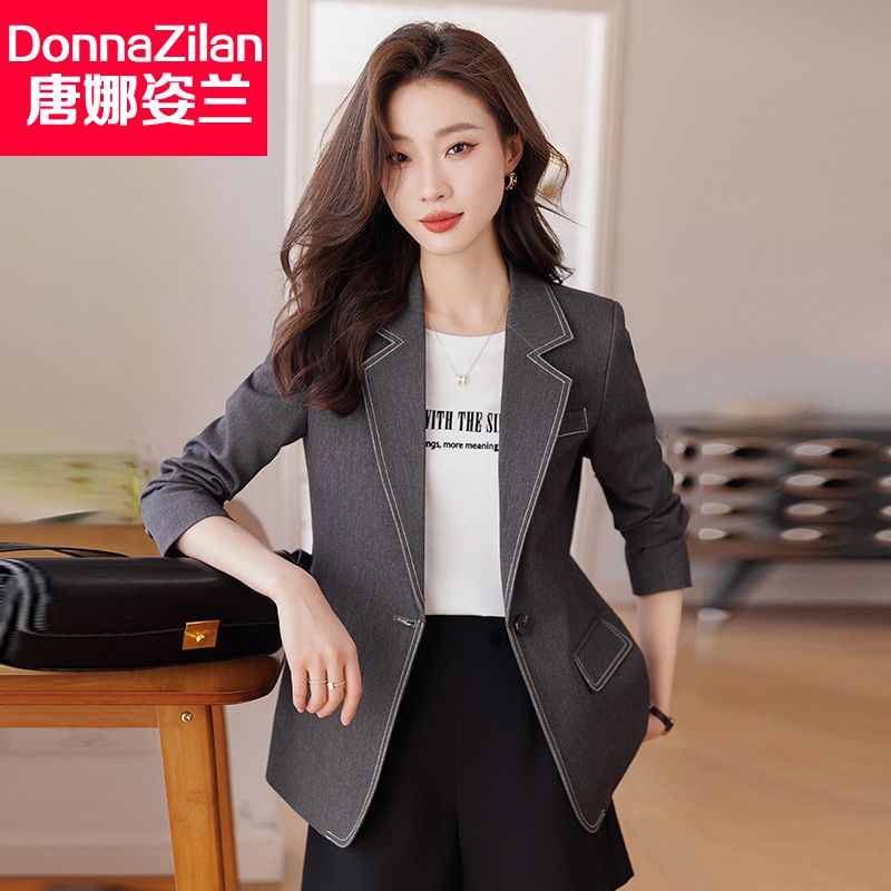 高級感小西裝外套女2023秋季新款設計感氣質休閒時尚女士西服上衣