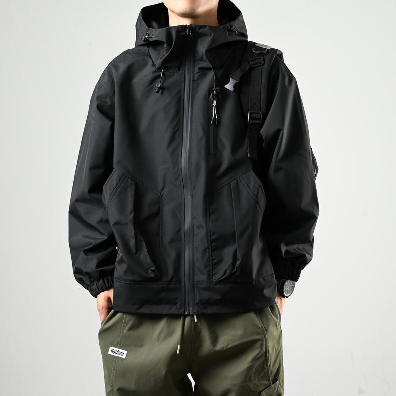 XGI Functional Jacket Men's Jacket Trendy Brand Outdoor Windproof and Waterproof Casual Loose Mountaineering Hooded Couple Jacket