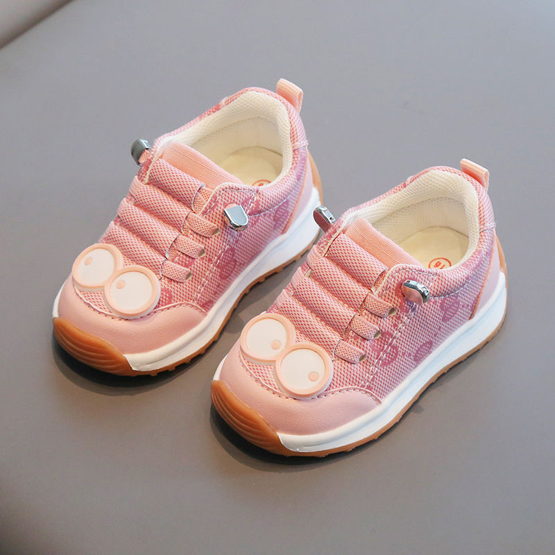 小溜宝秋款学步鞋0-1-3岁防滑婴儿运动鞋男女室内室外透气机能鞋