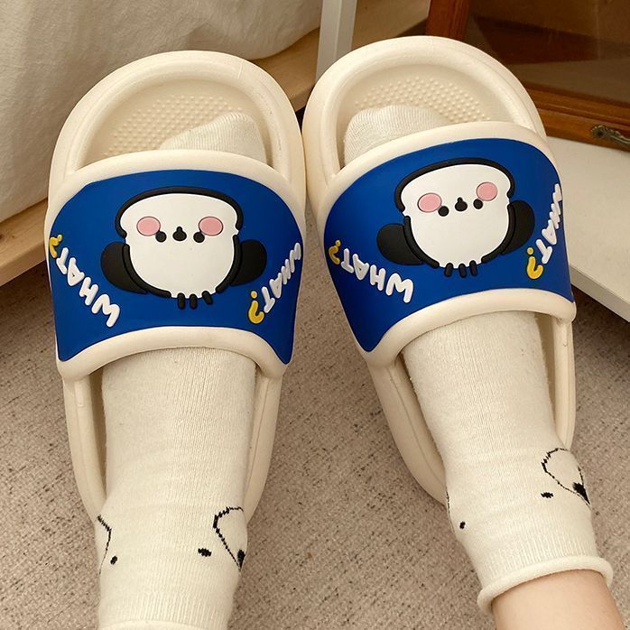 Stepping on feces feeling slippers women's outer wear non-slip student dormitory bathroom bath non-slip thick bottom resistant to dirty and not smelly feet sandals