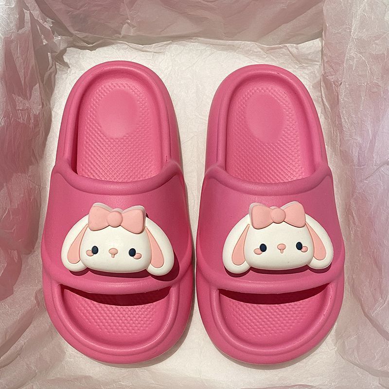 EVA shit feeling cute slippers female summer students indoor and outdoor wear non-slip thick bottom not smelly feet home dormitory sandals