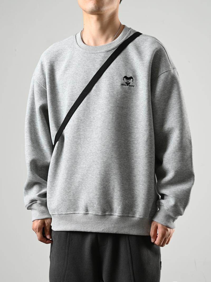 XGI Japanese retro heavyweight sweatshirt men's trendy brand trend youth men's spring and autumn embroidered casual jacket
