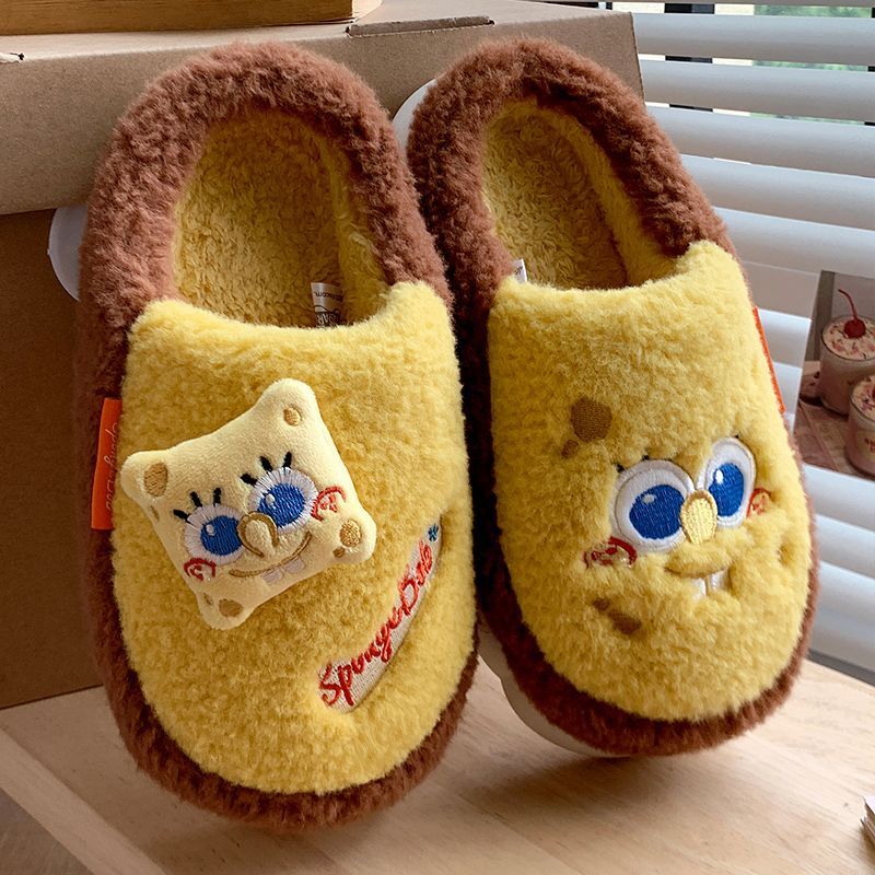 Cotton slippers women's winter waterproof home thick-soled plus velvet bag with student dormitory cute indoor and outdoor wear warm cotton shoes