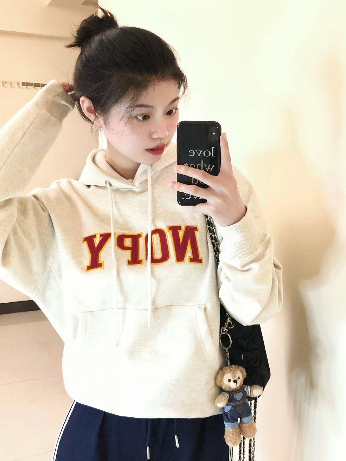 秋冬加絨加厚衛衣女2023新款oversize美式復古設計感小眾慵懶外套