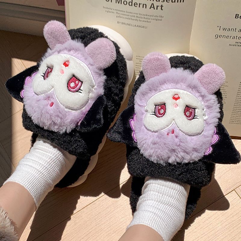 Cotton slippers women's winter waterproof home thick-soled plus velvet bag with student dormitory cute indoor and outdoor wear warm cotton shoes