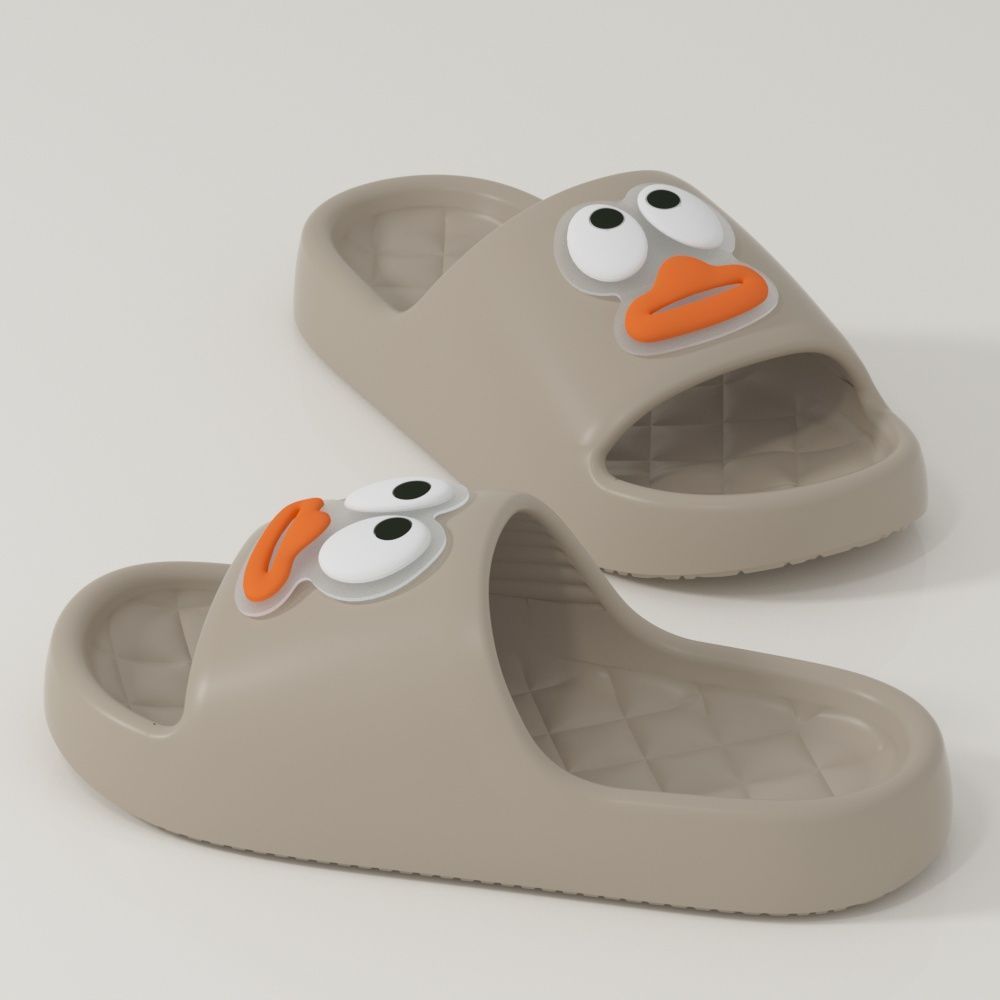 [EVA anti-slip and deodorant] cute slippers for stepping on shit, female students wear thick-soled home dormitory sandals indoors and outdoors