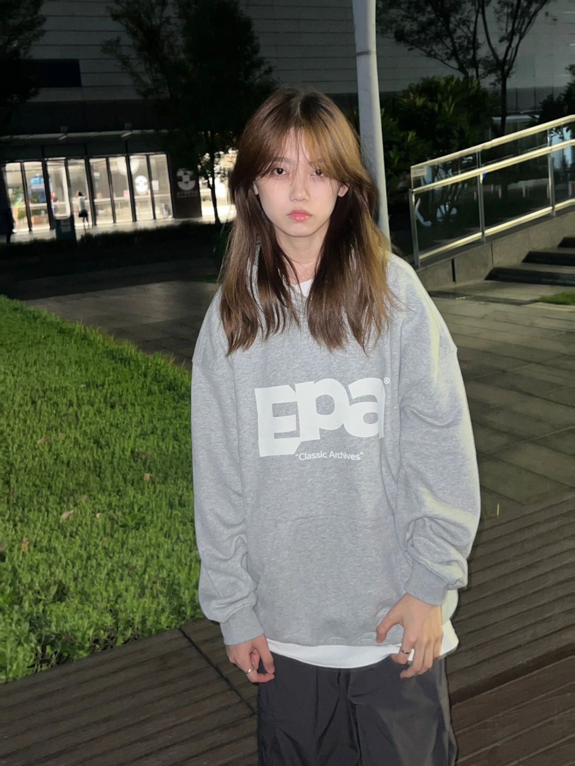 美式復古字母印花連帽衛衣女秋冬新款oversize慵懶休閒chic外套潮