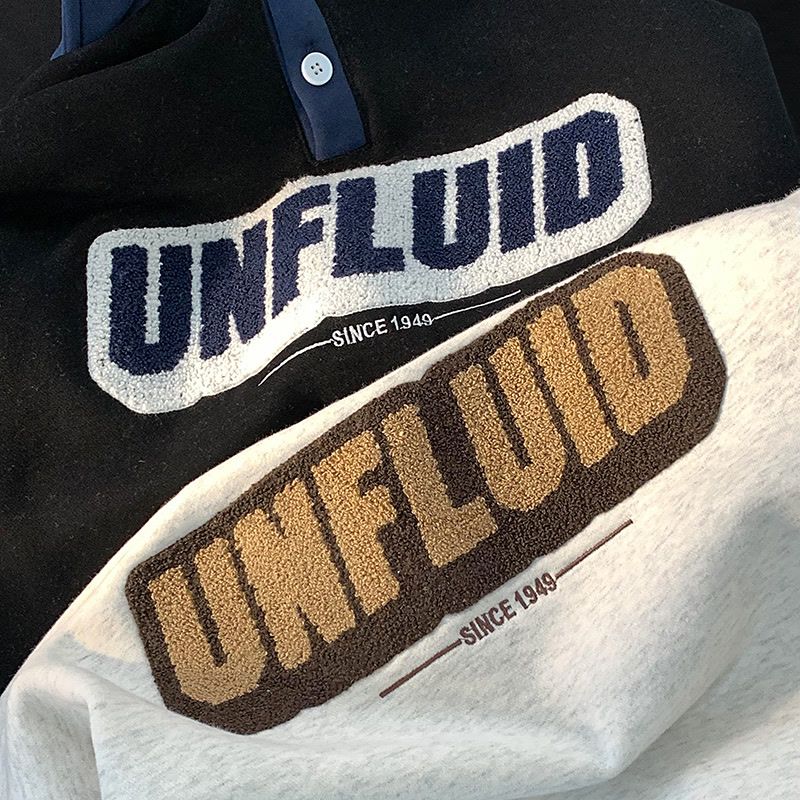 Amerikanischer bestickter Polo-Hoodie für Herren im Frühling und Herbst, trendiges Instagram, locker sitzende Reversjacke für Teenager_voghion.com