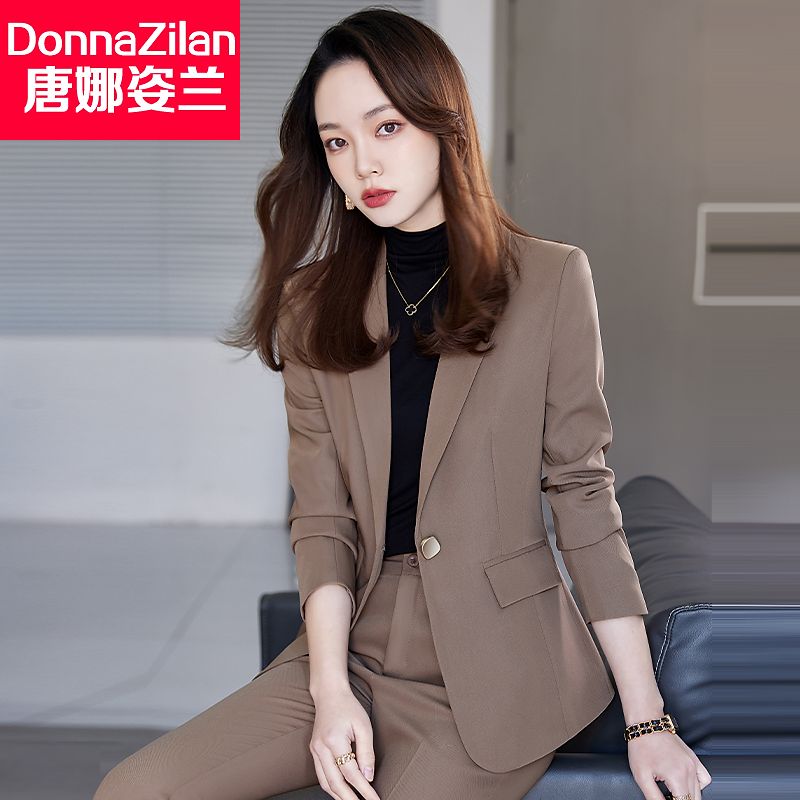 高級感小西服外套女2023新款春秋小個子時尚高端短款西裝職業套裝