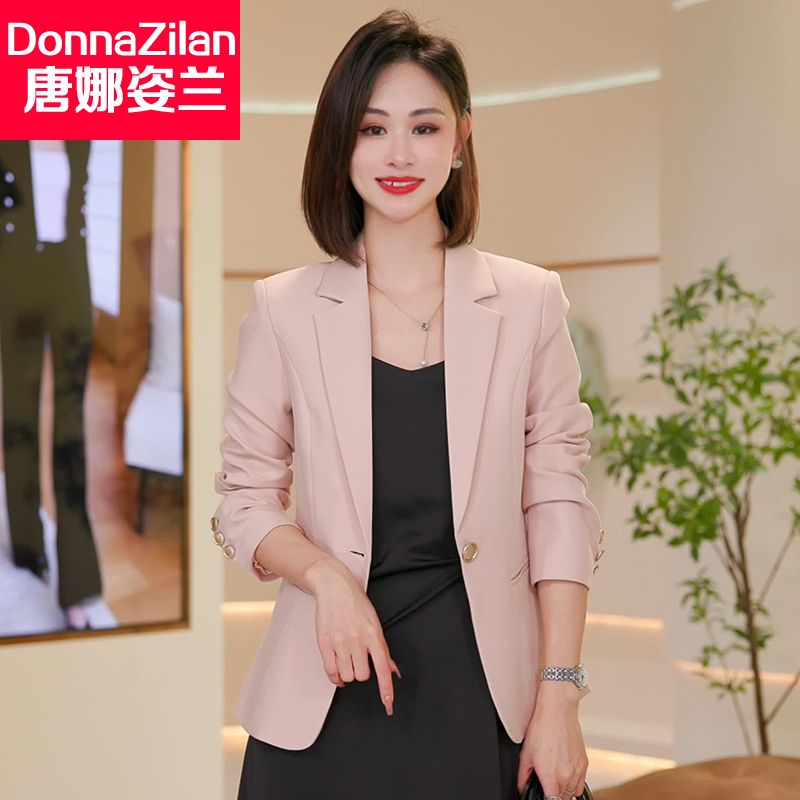 Slim-fitting blazer for women 2023 spring and autumn new Korean style high-end fashion casual suit top