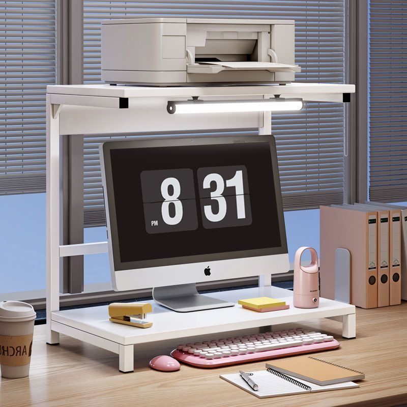 电脑增高架台式显示器屏幕支架垫高桌面收纳架底座办公桌置物架子