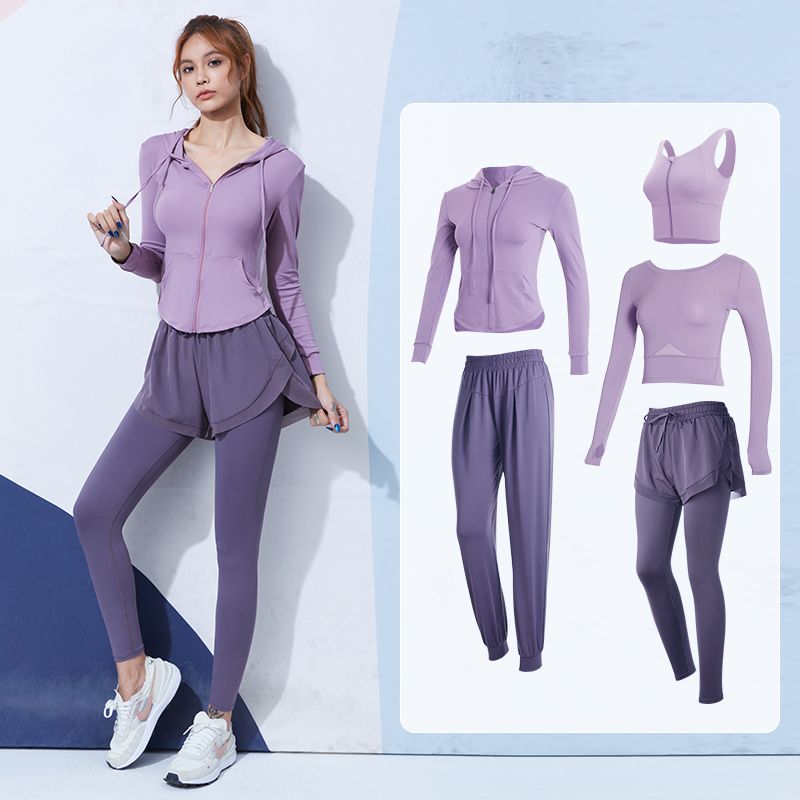 Vanstick sports suit winter fitness clothing women's breathable quick-drying flesh-covering Pilates running yoga jacket