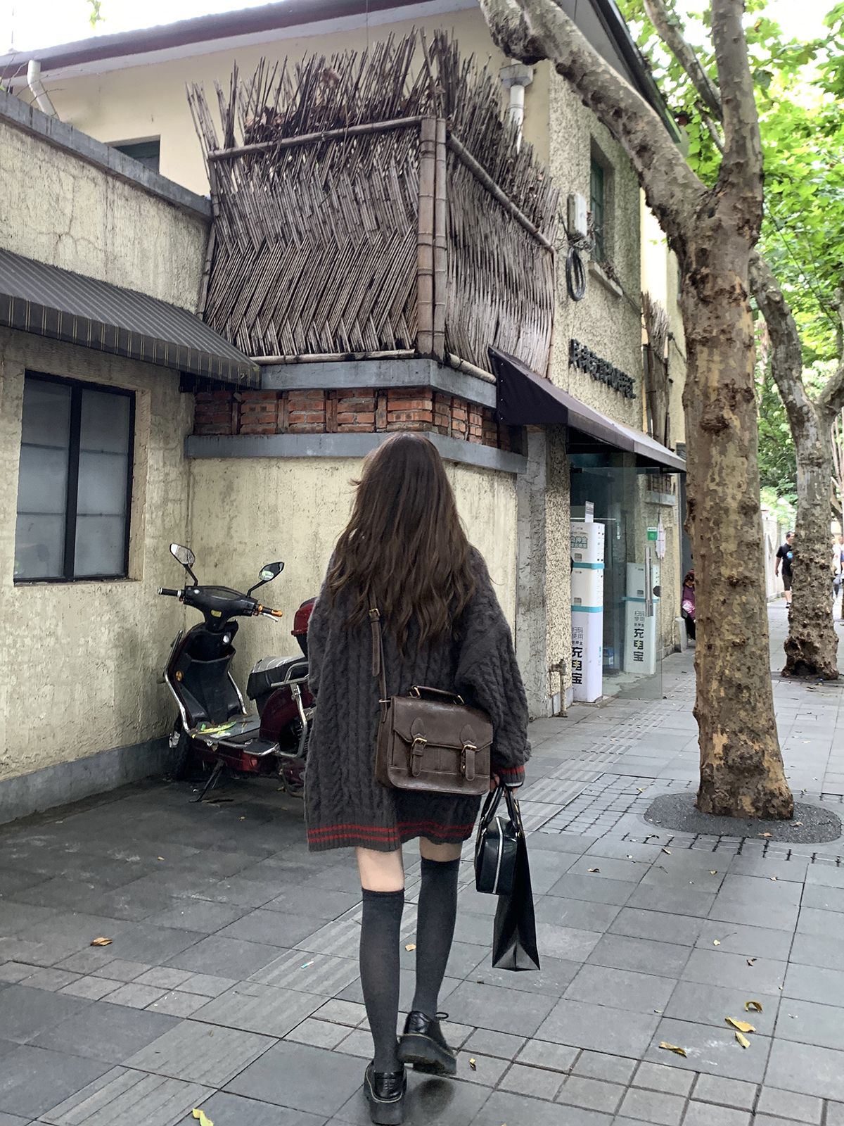 慵懶風毛衣女秋冬新款寬鬆復古日系針織開衫外套軟糯上衣潮