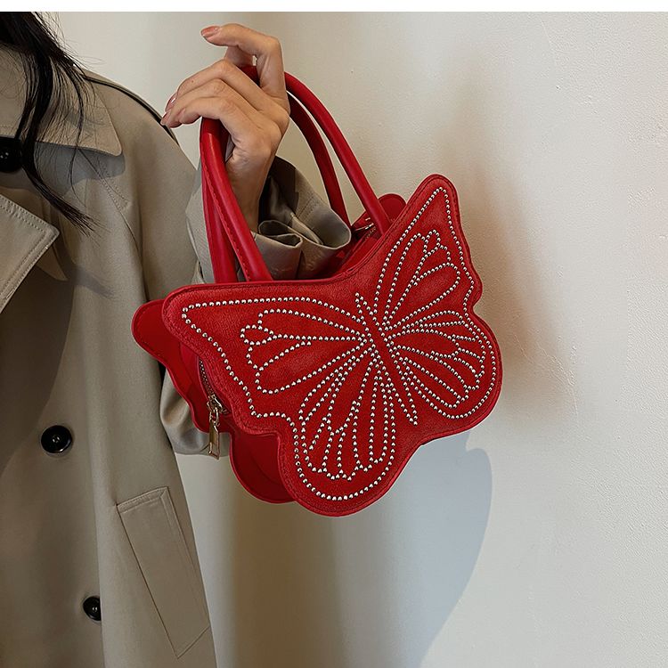High-end Designer Diamond Embellished Versatile Crossbody Bag_voghion.com