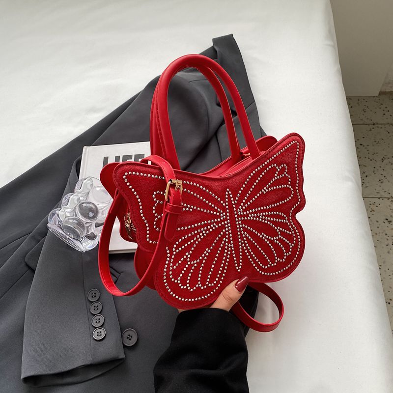 High-end Stylish Niche Diamond-embellished 2025 Autumn And Winter New Women's Versatile Crossbody Bag, Fashionable_voghion.com