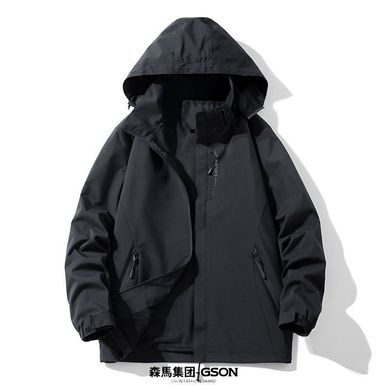 衝鋒衣三合一外套男女秋冬季情侶外套保暖可拆卸春秋款夾克登山服