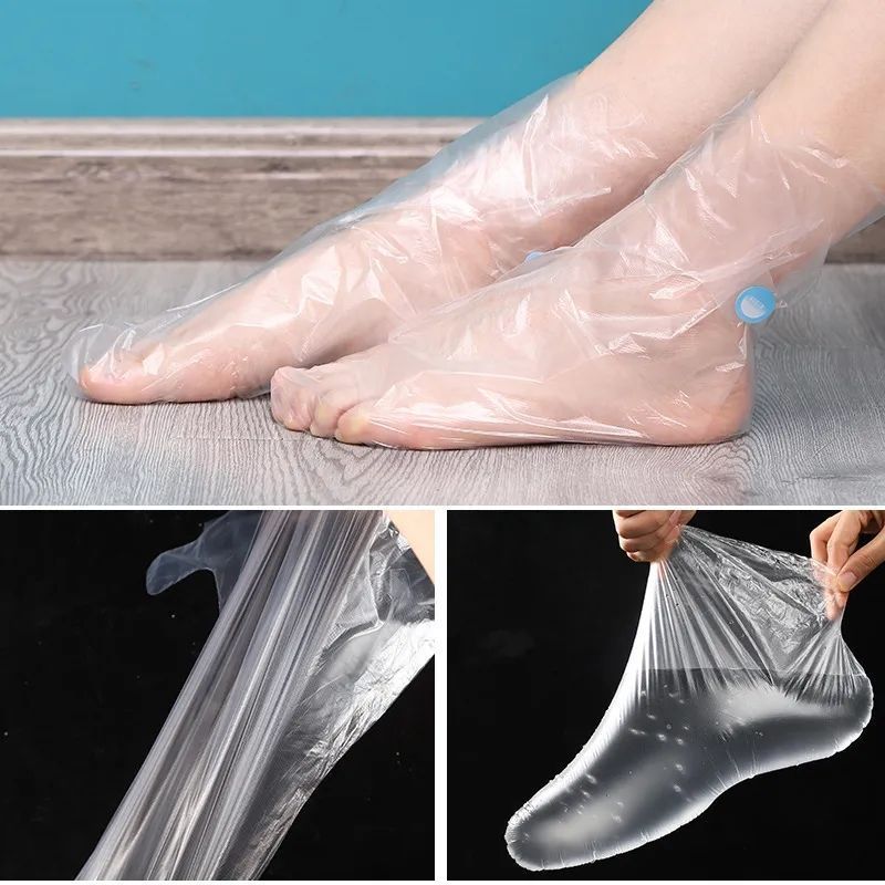 足膜一次性脚膜套足部护理防干裂防水足浴套滋润保湿足膜套护脚套