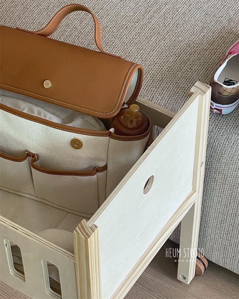 Korean INS Large Capacity Multifunctional Casual Mother And Baby Color Block Lightweight Crossbody Mommy Bag For Outings_voghion.com