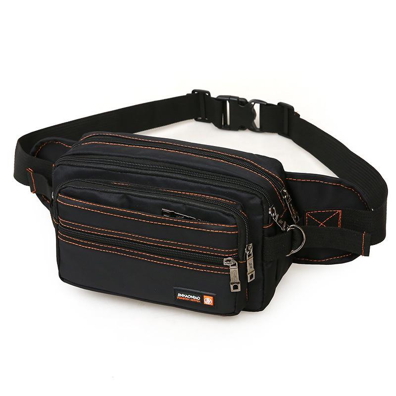 Waterproof Oxford cloth business cashier wallet travel cross-body chest bag new style waist bag unisex large capacity multi-layer