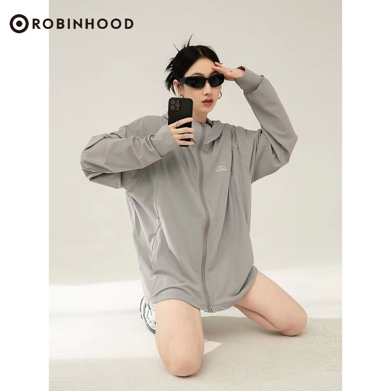 ROBINHOOD Japanese ice silk sun protection clothing for men and women in summer UV protection UPF50+ quick-drying outdoor sun protection clothing