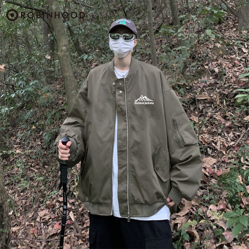 ROBINHOOD spring and autumn jackets, trendy workwear, handsome windproof and waterproof all-match jackets, high-end casual jackets