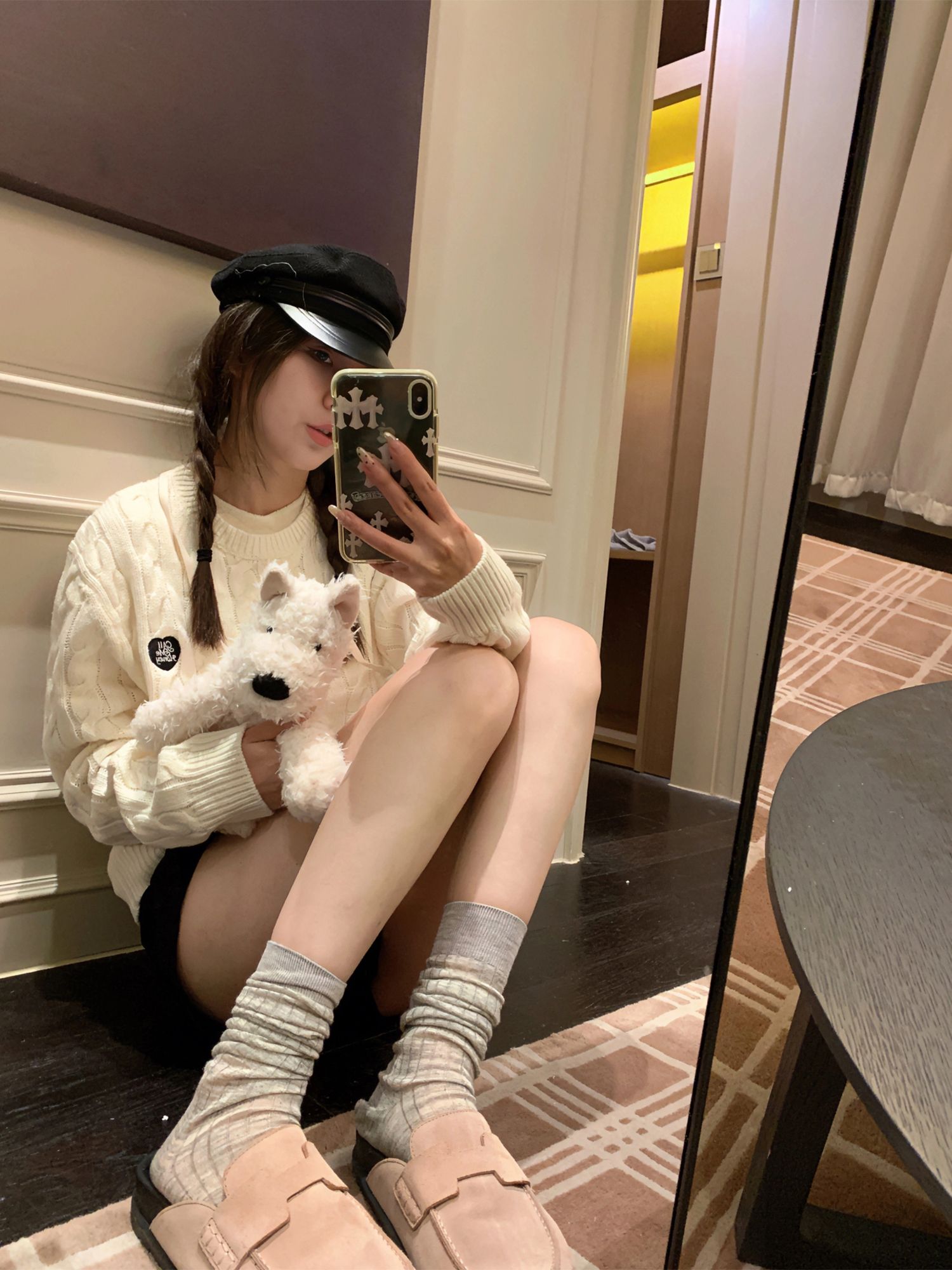 美式復古麻花毛衣女春秋冬寬鬆外穿慵懶風設計感小眾套頭針織上衣
