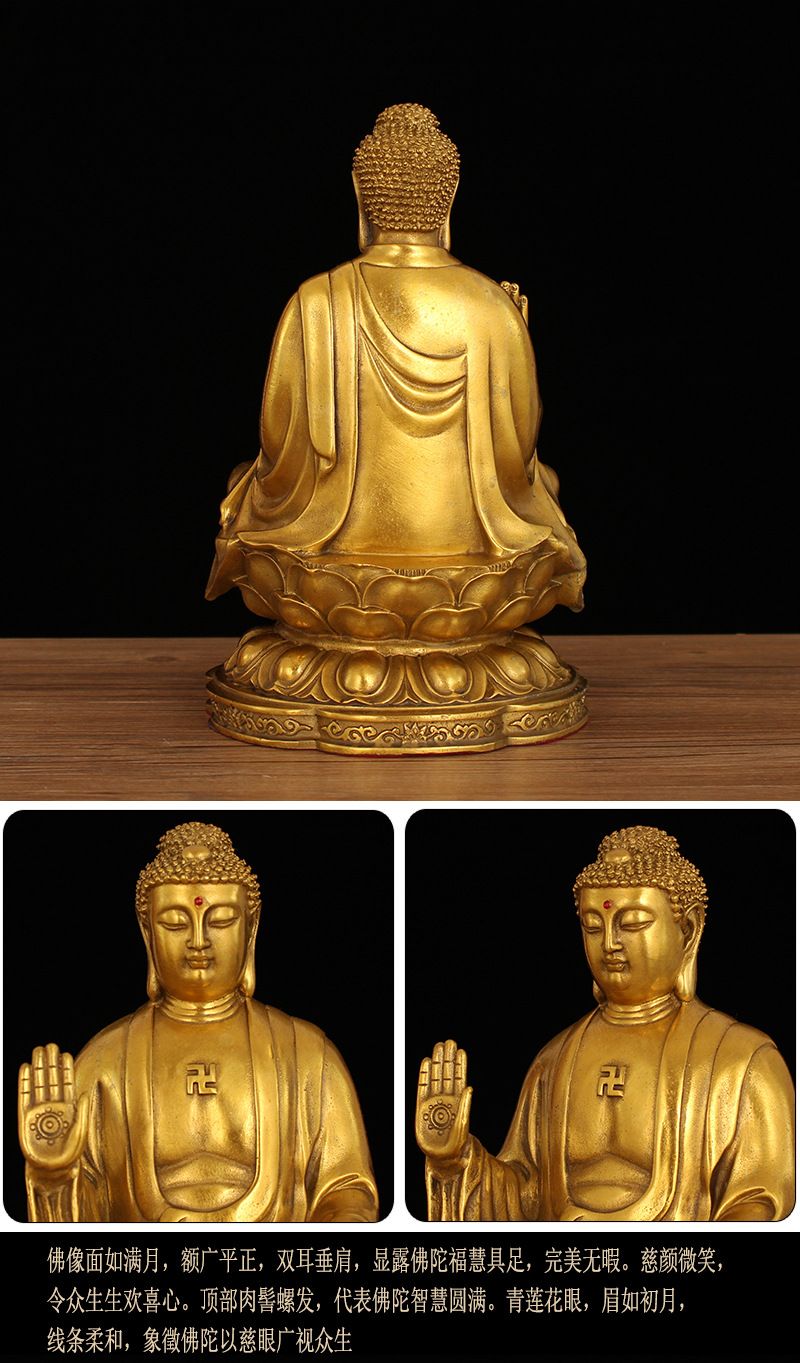 Green Tara Gold Plated detail 2