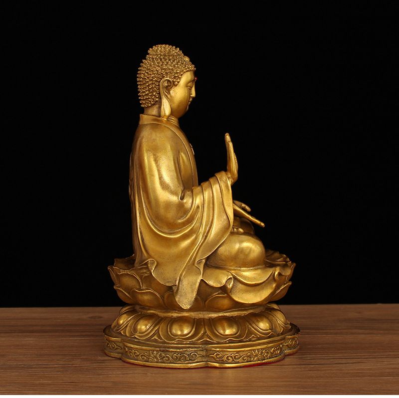 Green Tara Gold Plated detail 3