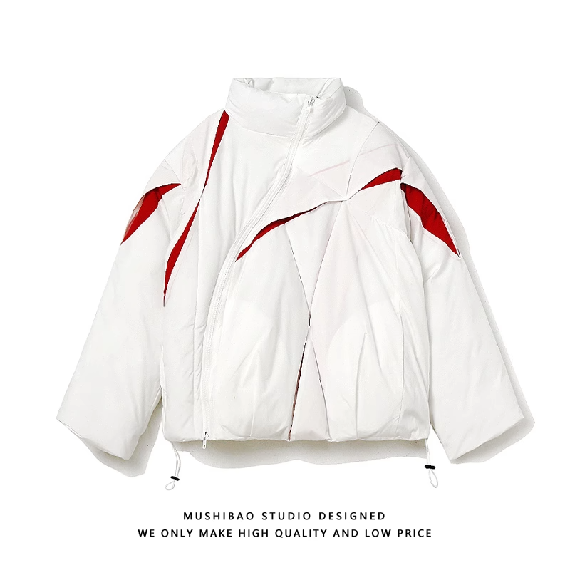 Mushibao New Year's War Robe Winter American Fashion Brand Thickened Small Cotton Coat Men's_voghion.com