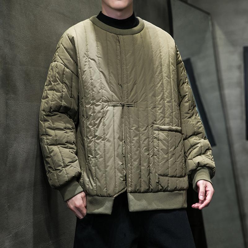 棉衣男冬季加厚中國風棉服古風寬鬆大碼保暖棉襖新中式唐裝外套潮