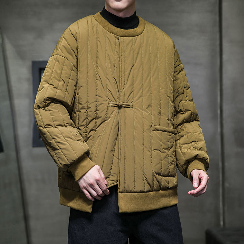 唐裝棉襖男冬季加厚保暖中國風棉服新中式男裝潮流中老年棉衣外套