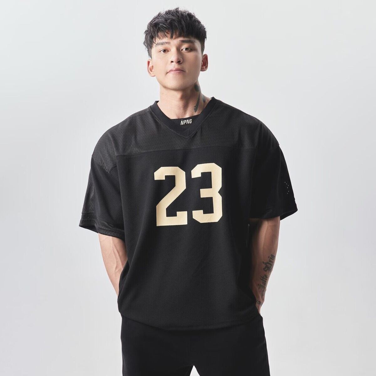 Abbigliamento da uomo American Sports T-shirt a maniche corte ad asciugatura rapida da uomo, estate, maglia larga, basket, fitness, allenamento, abbigliamento_voghion.com