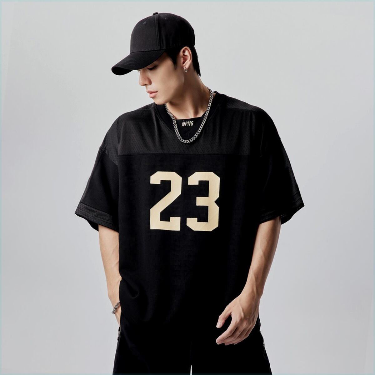 Abbigliamento da uomo American Sports T-shirt a maniche corte ad asciugatura rapida da uomo, estate, maglia larga, basket, fitness, allenamento, abbigliamento_voghion.com