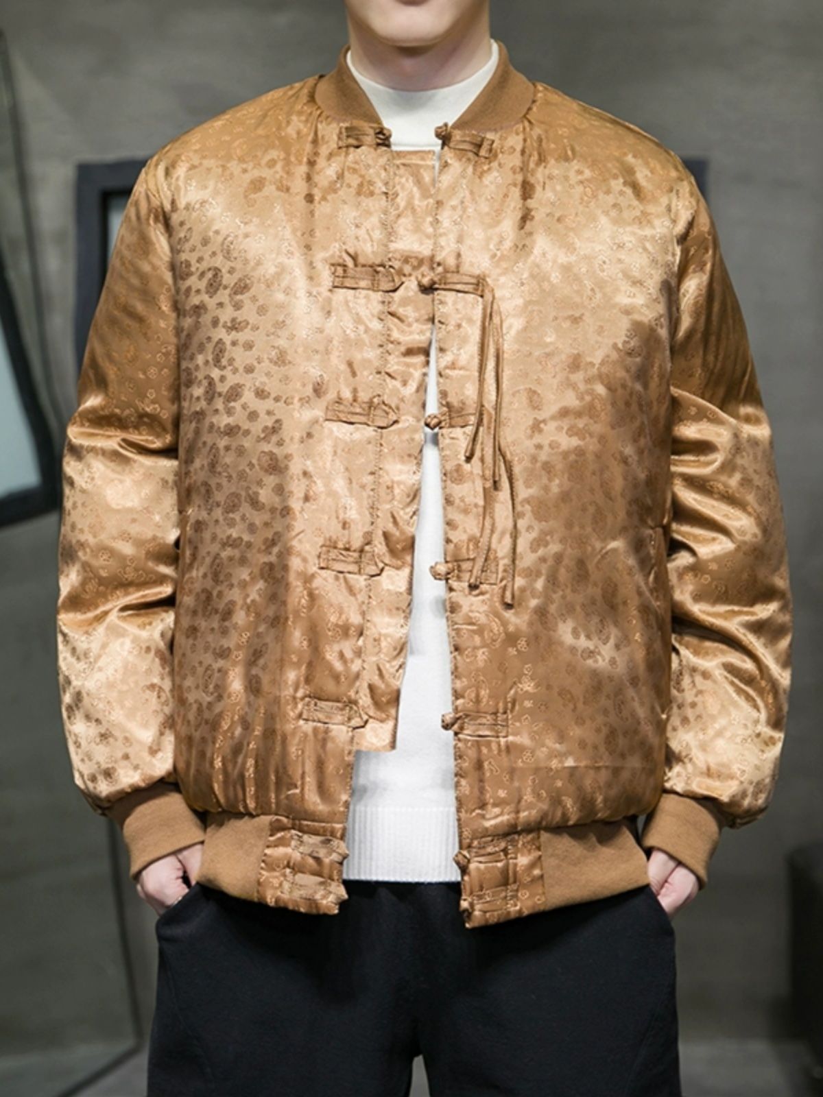 羽絨棉服男中國風冬季加厚棉襖夾克新中式唐裝寬鬆大碼棉衣外套潮