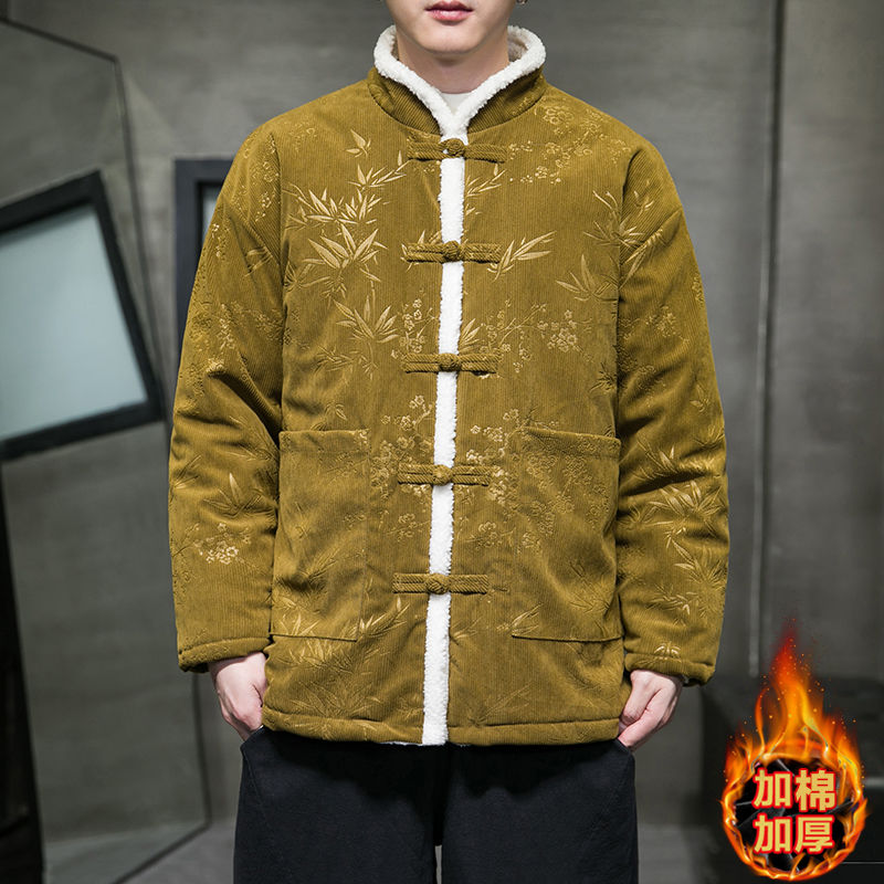 棉衣男冬季加厚2023年新款中國風棉服新中式男裝國潮唐裝棉襖外套